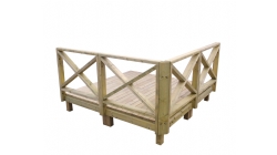 ACQ花园平台 X护栏-1.0坪