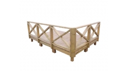 ACQ花园平台 X护栏-1.5坪