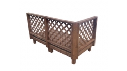 CX新款花园平台 网片护栏-0.5坪