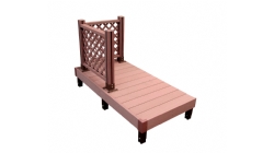 简单花园平台e，网片护栏型0.5坪