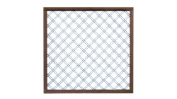 围栏-铁艺斜格栅-9090