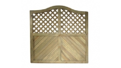 无色弧形斜格栅